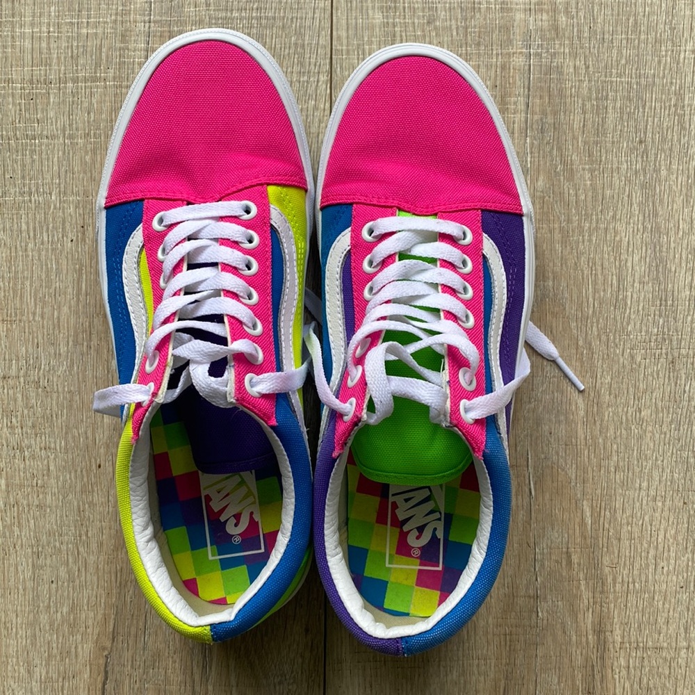 Vans -neon multi M8 W9.5